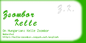 zsombor kelle business card